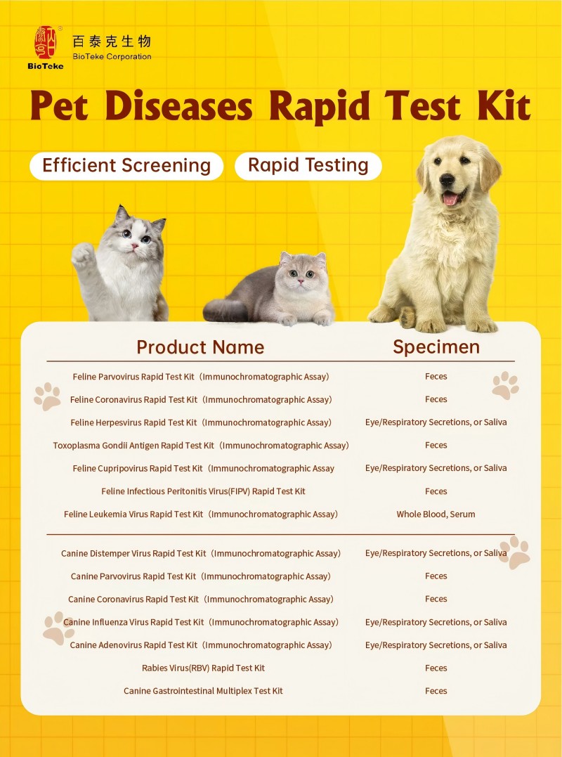 bioteke pet diseases test kit BioTeke Pet Diseases Test Kit