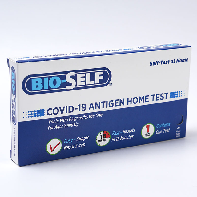 Covid-19 (SARS-CoV-2) Antigen-hjemmeprøve med EUA-certificering 