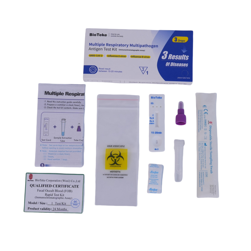 Bioteke 3 i 1 Covid influenza A+B Antigen Rapid Test Kit