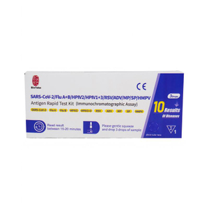 Åndedræt 10 i 1 SARS-CoV-2/influenza A+B/HPIV2/HPIV1+3/RSV/ADV/MP/SP/HMPV Antigen Rapid Test Kit