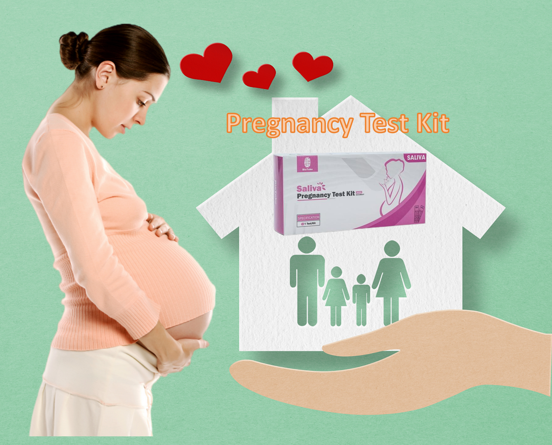 Bioteke Spyt graviditetstest Kit: Et let, hurtigt og præcist valg til tidlig graviditetstest