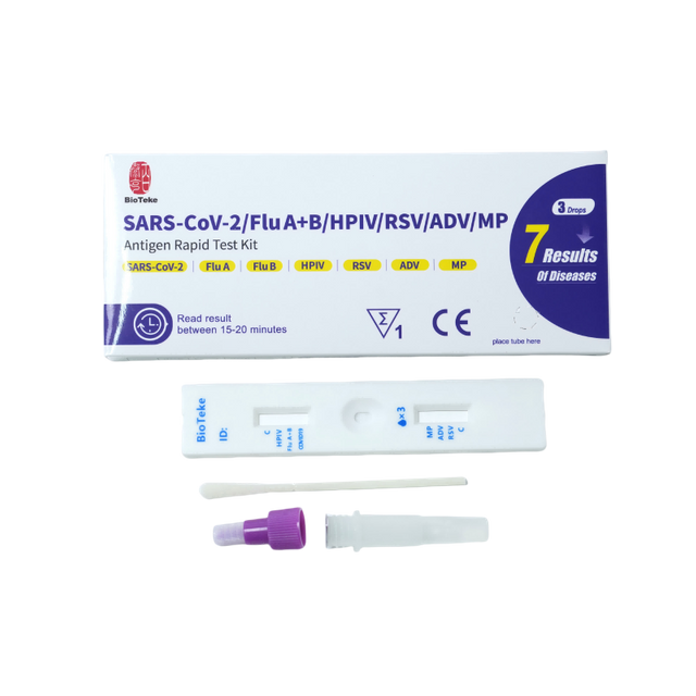 7 I 1 SARS-CoV-2/influenza A+B/HPIV/RSV/ADV/MP Antigen Rapid Test Kit