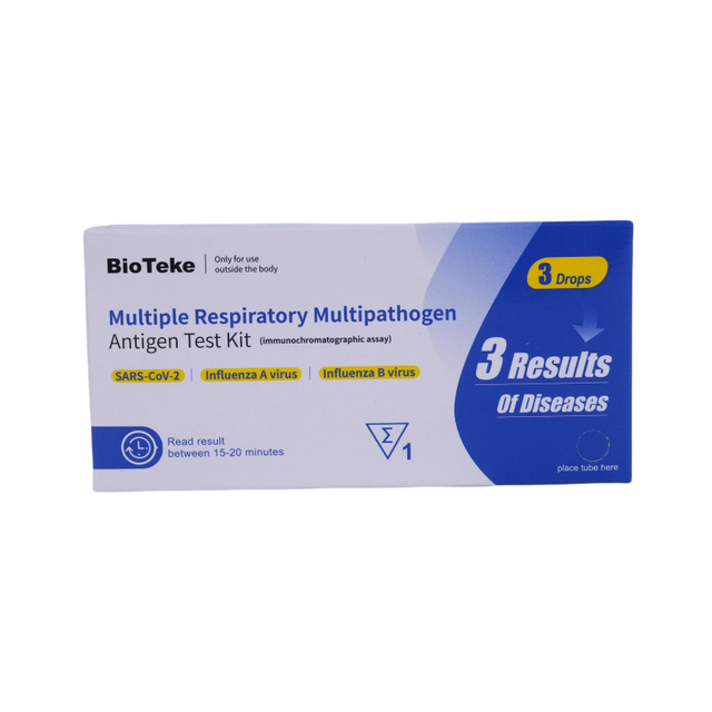 Bioteke 3 i 1 Covid influenza A+B Antigen Rapid Test Kit