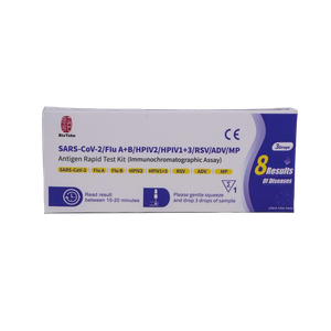 8 I 1 SARS-CoV-2/influenza A+B/HPIV2/HPIV1+3/RSV/ADV/MP Antigen Rapid Test Kit