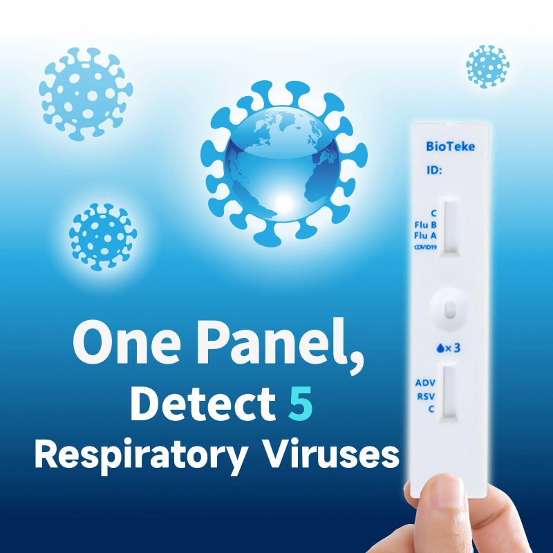 Åndedrætsværn 5-i-1 Antigen Rapid Test Kit | Hurtig 10-15 min