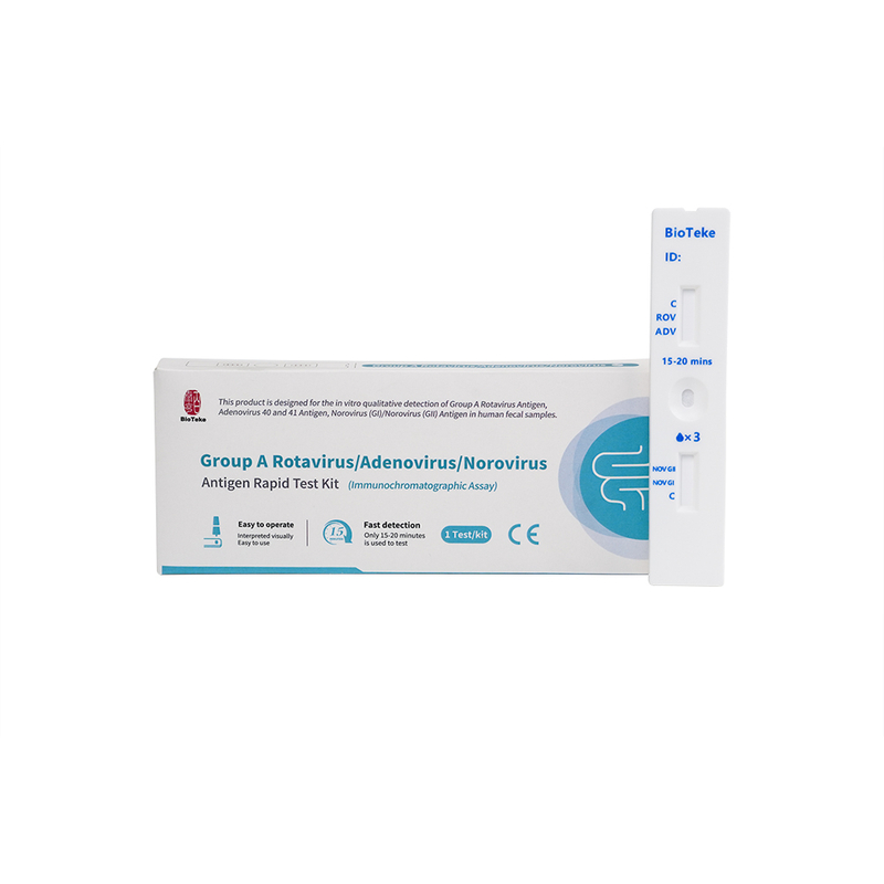 Gruppe A rotavirus/adenovirus/norovirus Antigen Rapid Test Kit (Immunochromatographic Assay)