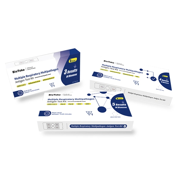 Høj nøjagtighed Medicinsk diagnostisk multiple respiratorisk multipatogenantigen testsæt （Immunokromatagraphic assay)