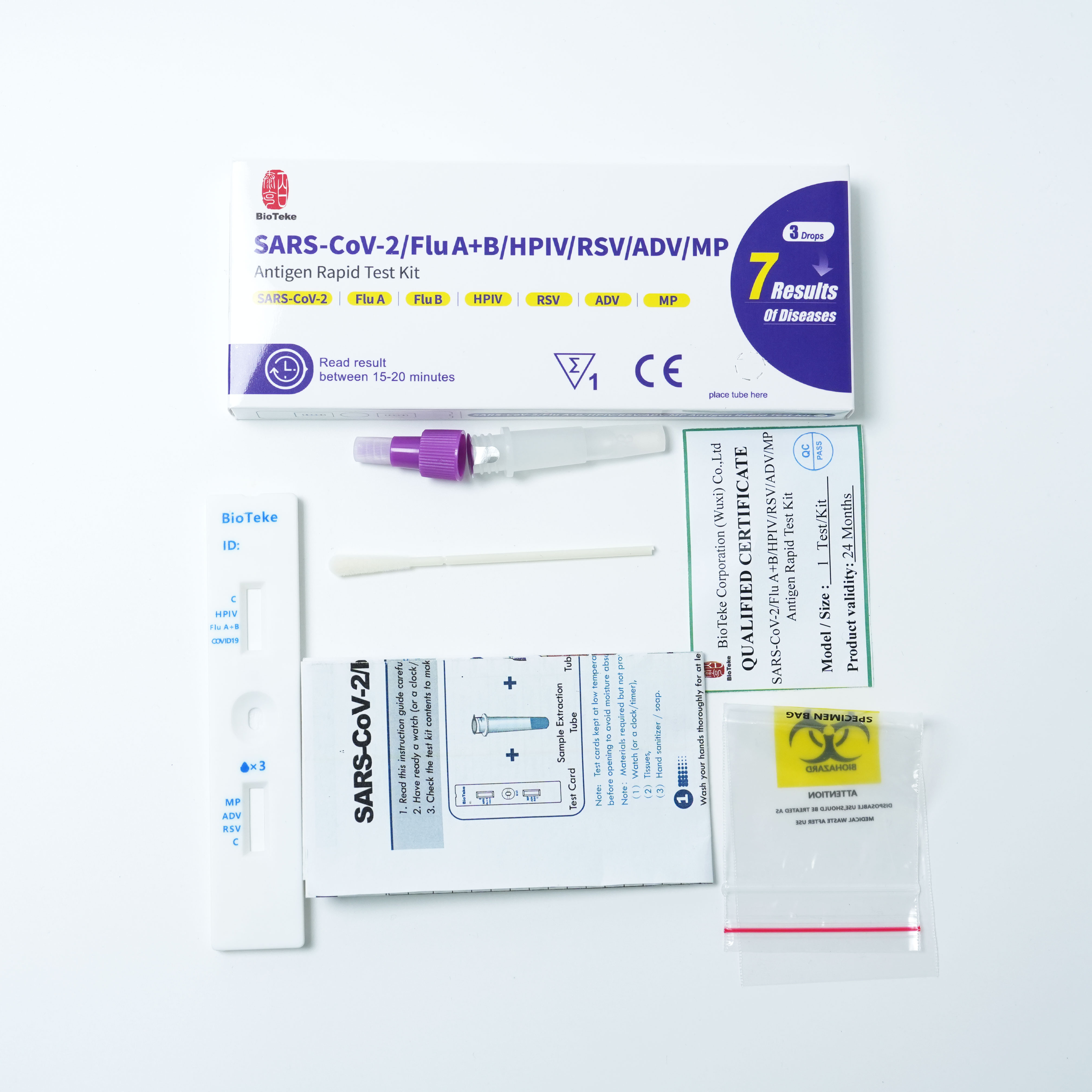 Nye produkter er online! 7 I 1 respiratorisk flere patogenantigen -testkit!