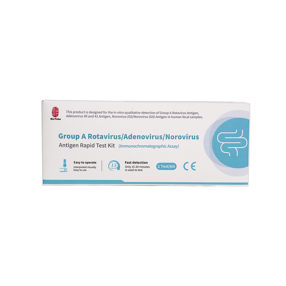 Gruppe A rotavirus/adenovirus/norovirus Antigen Rapid Test Kit (Immunochromatographic Assay)