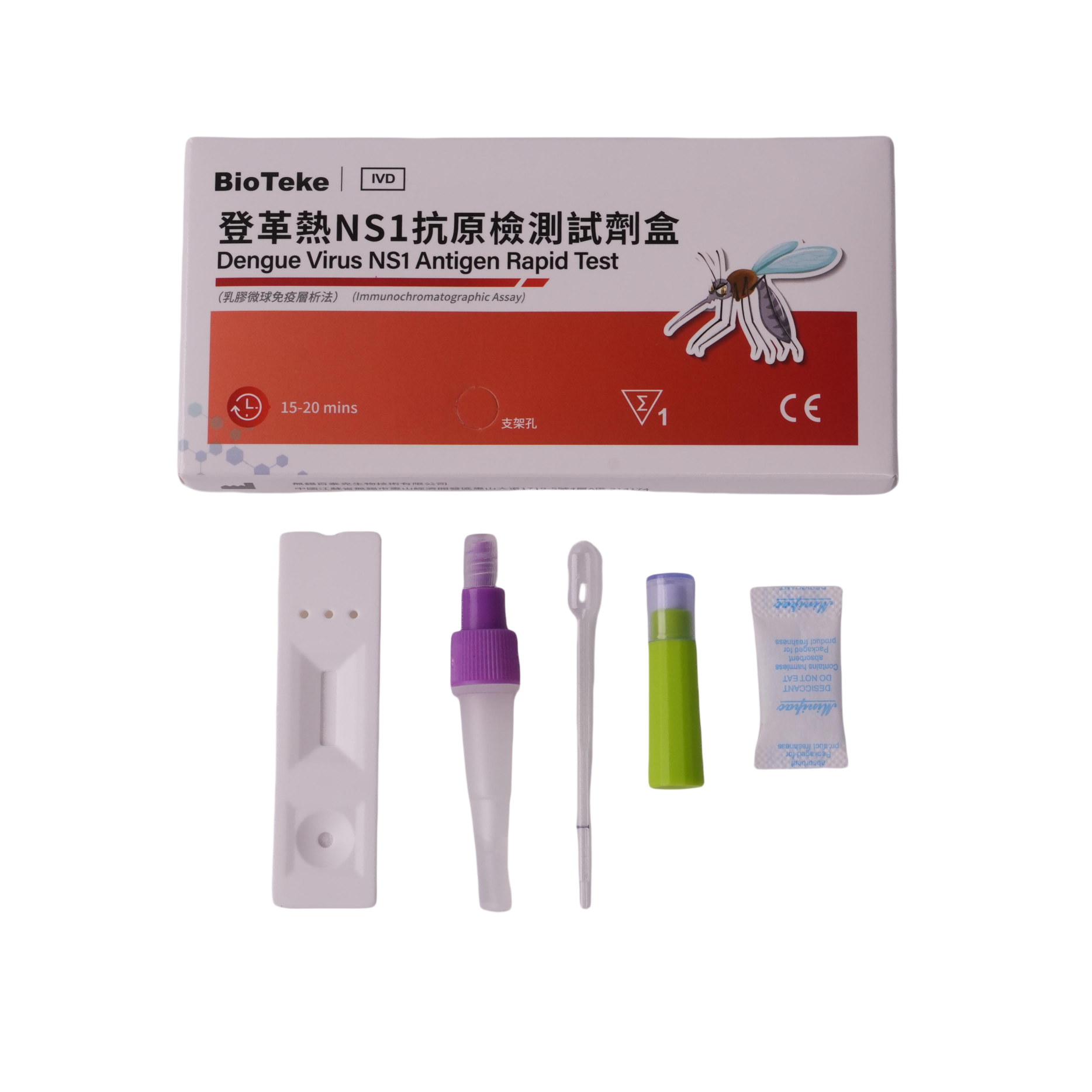 Dengue Virus NS1 Antigen Rapid Test (Immunochromatographic Assay)