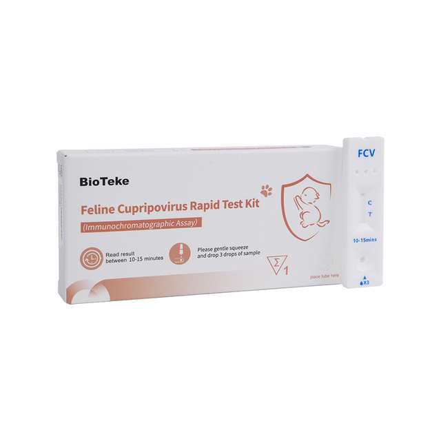 Feline Cupripovirus (FCV) Rapid Test Kit (Immunochromatographic Assay) ICA2301-13
