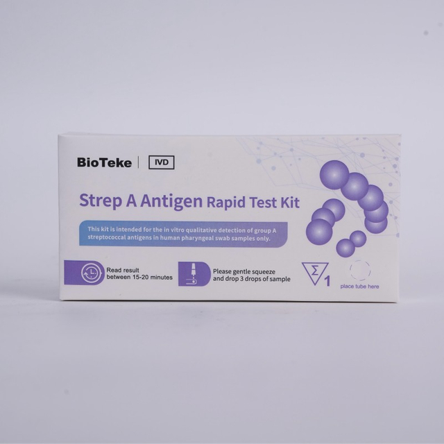 Strep et antigen -hurtigt testkit