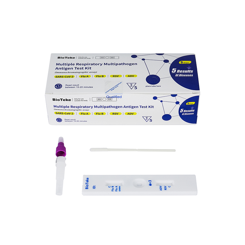 5 I 1 Multiple Respiratory Multipathogen Antigen Test Kit