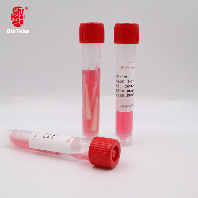 FDA 510 (k) Certificeret medicinsk biologisk disponible virustransportmedie med pinde