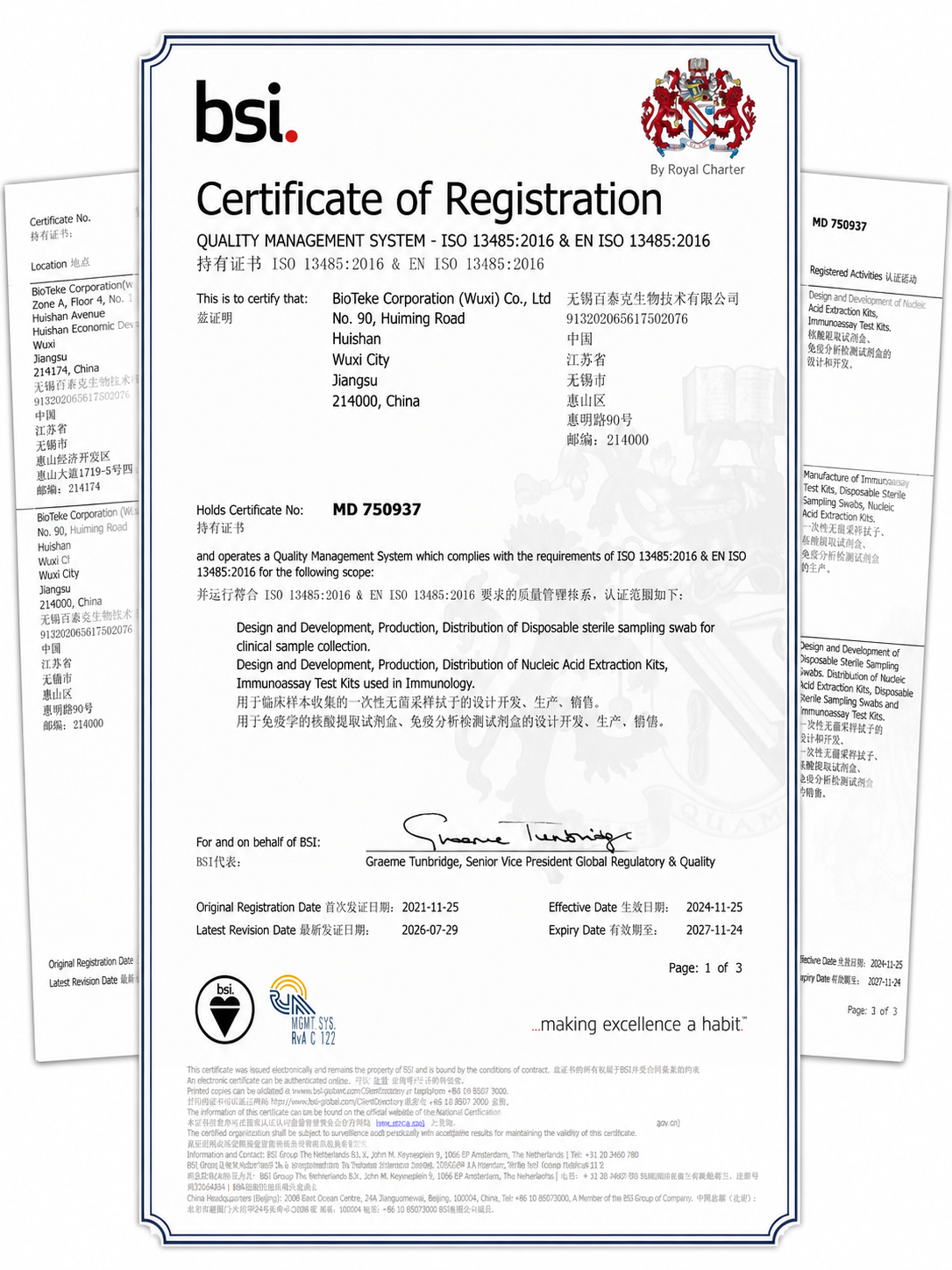ISO 13485 CERTIFIKAT